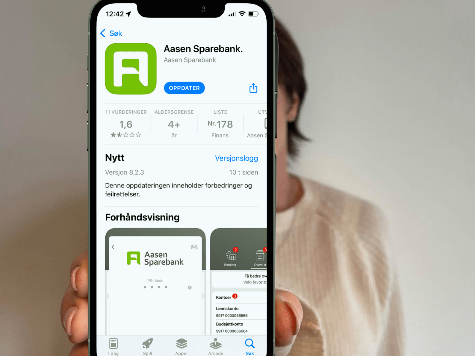 Marthe med mobilbank